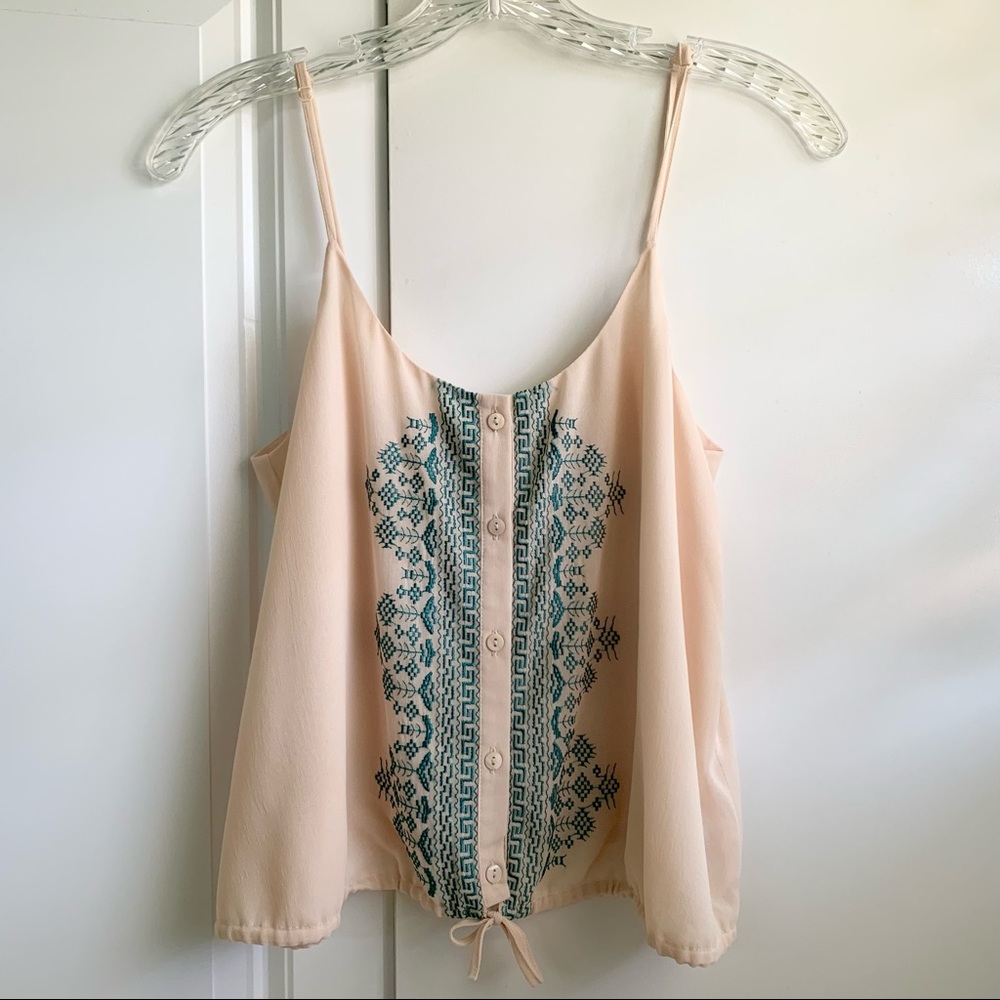 Beige tank top